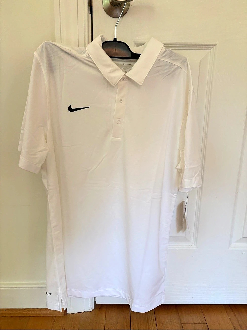 New Nike Dri-FIT Men's Polo White Medium